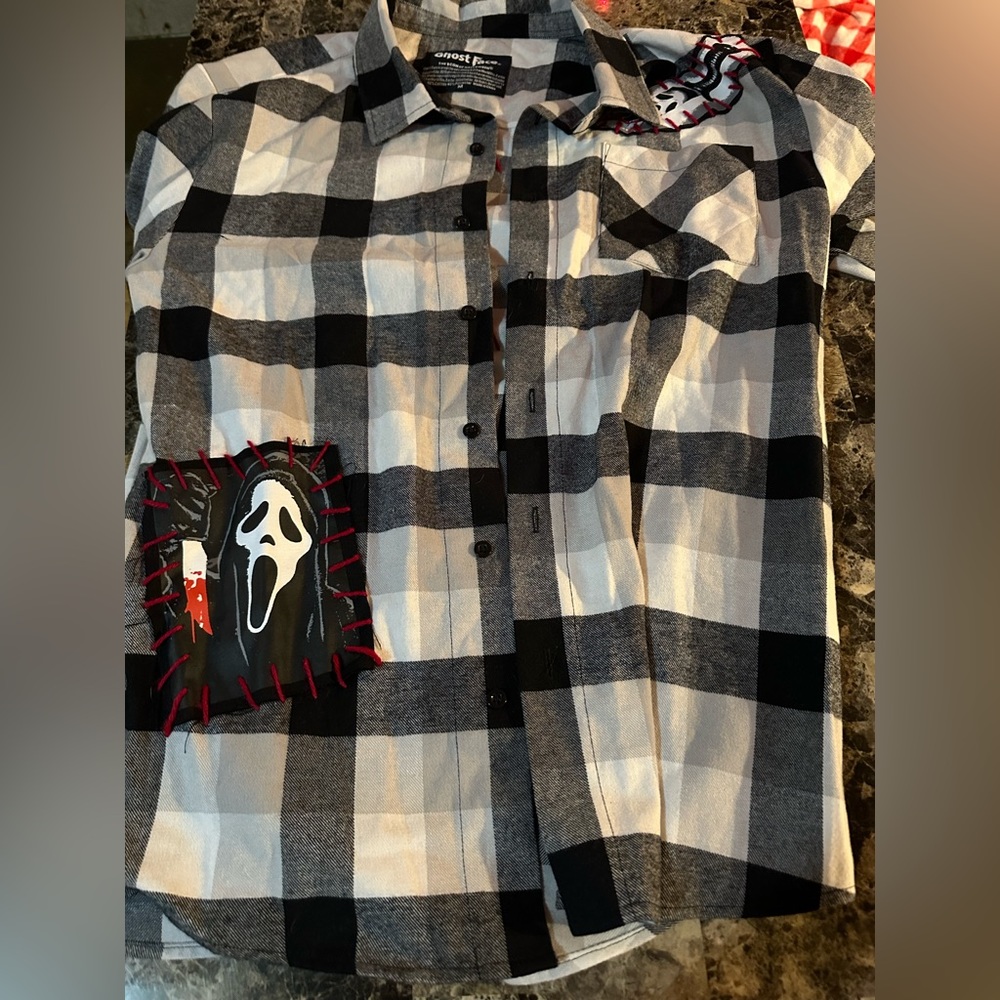 Ghost Face Flannel